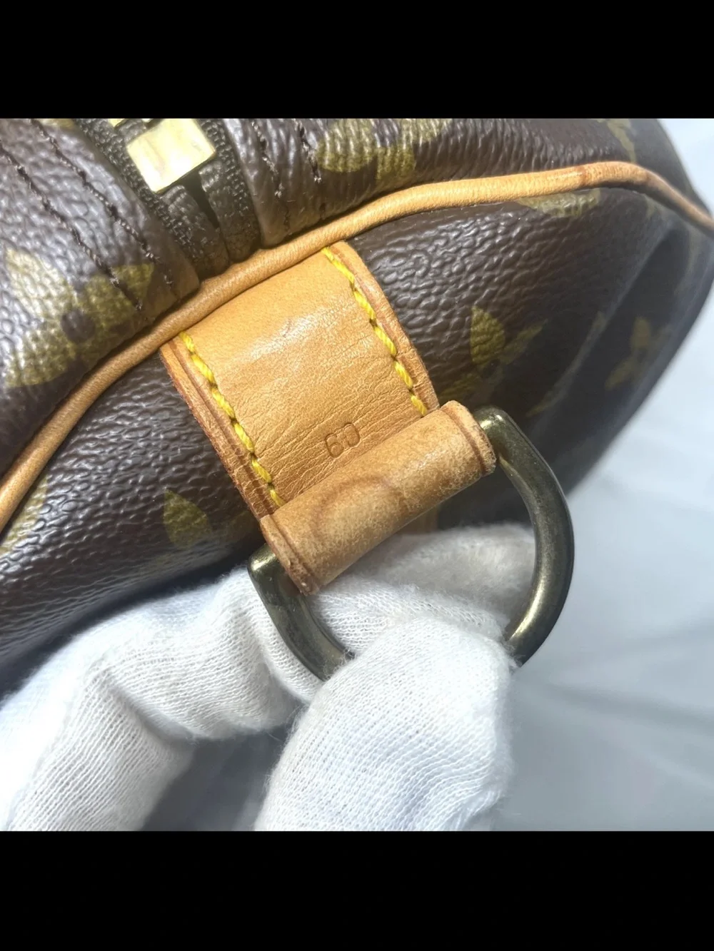 Louis Vuitton Monogram Canvas Duffel with Vachetta Trim in Brown and Tan
